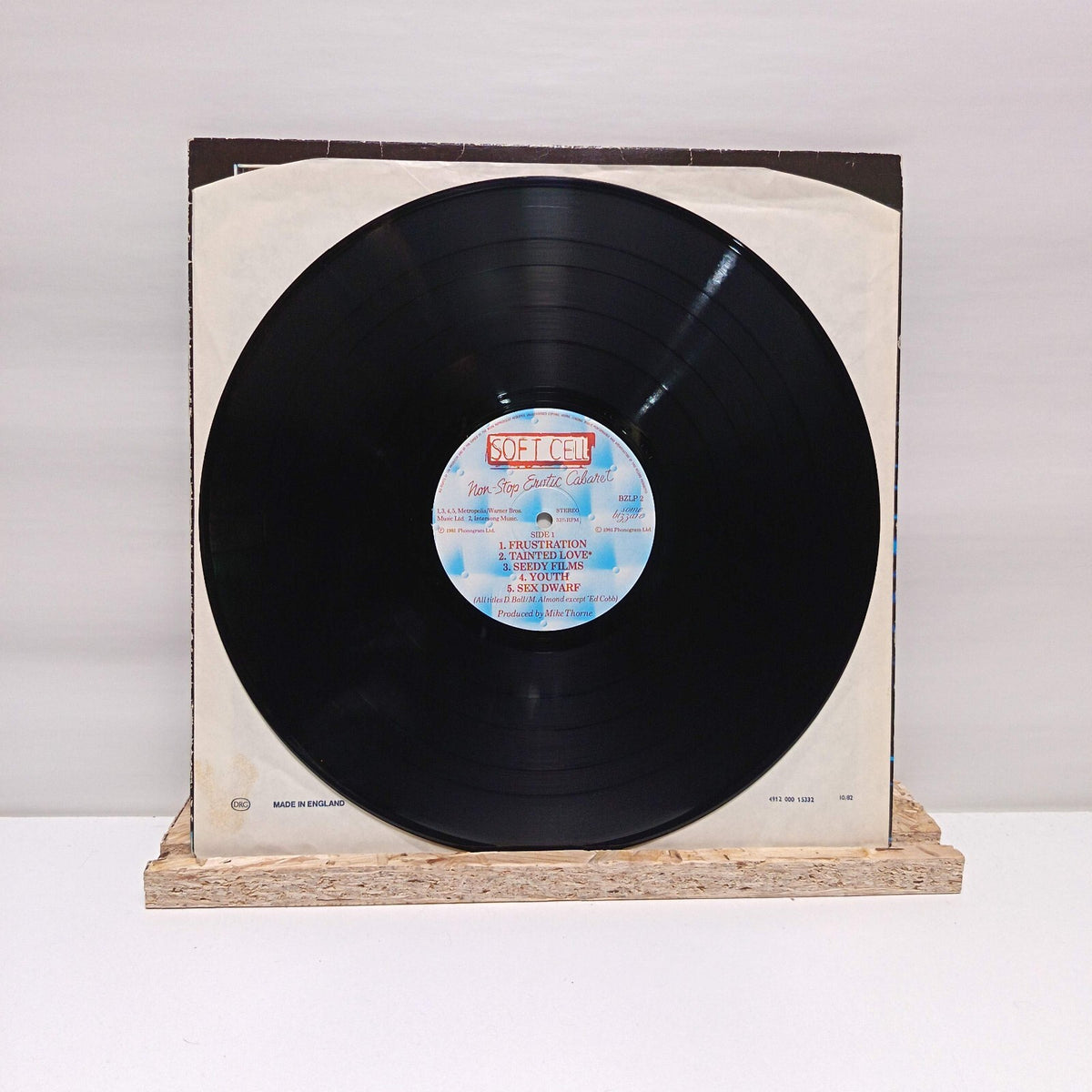 Soft Cell non-stop erotic cabaret vinyl record 1981 VG+/VG+ BZLP 2
