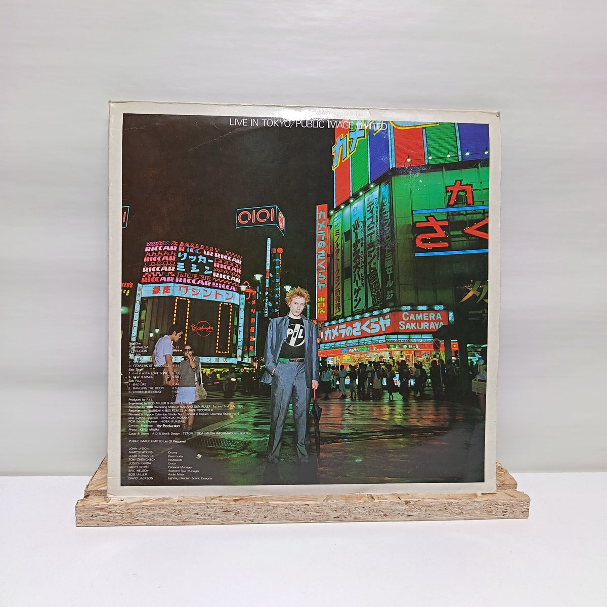 Public Image Limited live in tokyo double vinyl record 1983 VG+/VG+ VGD 3508