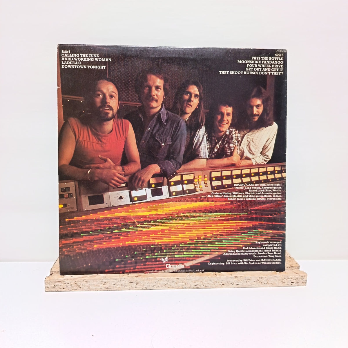 Racing Cars downtown tonight vinyl record VG+/VG+ CHR 1099