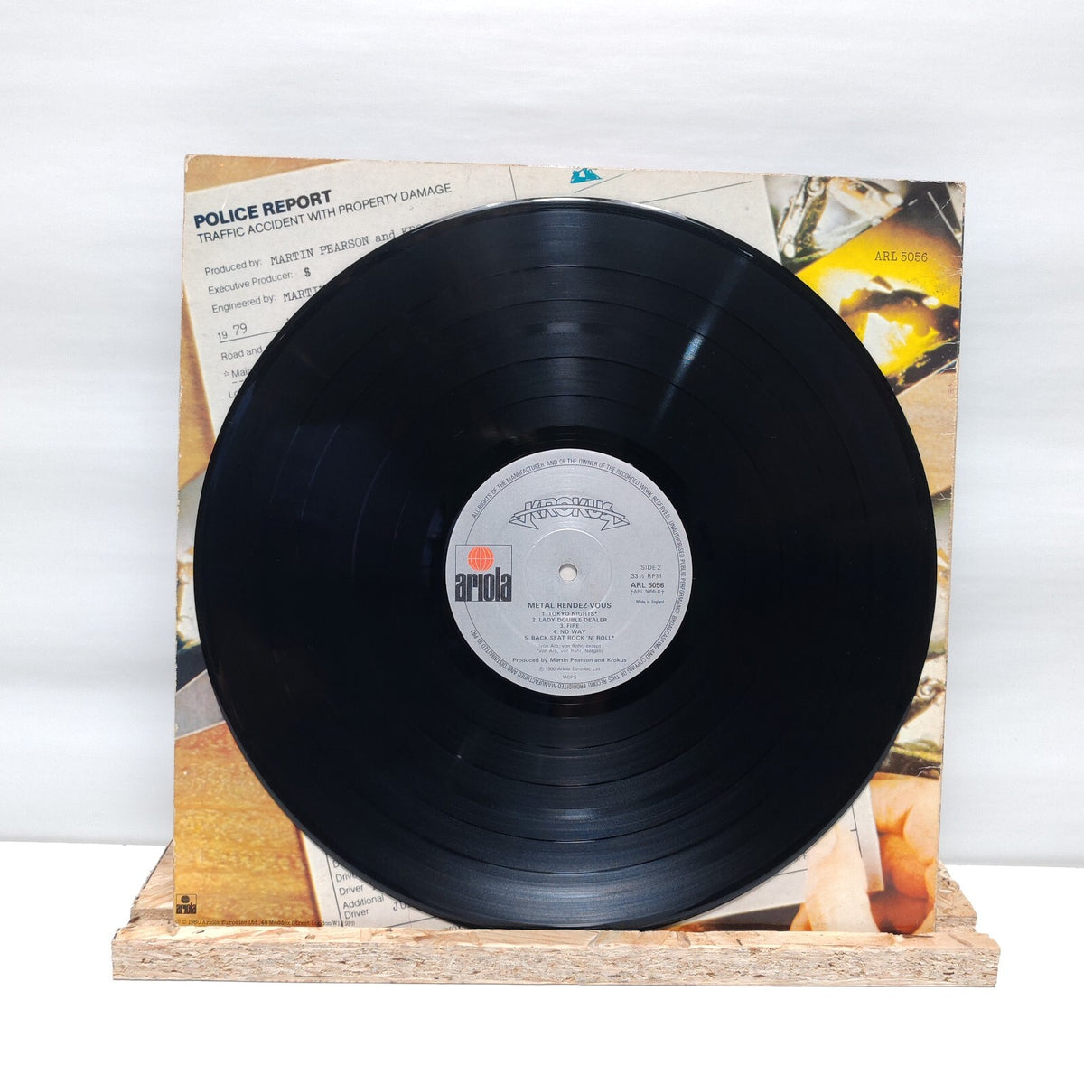 Krokus metal rendez-vous vinyl record VG+/VG+ ARL 5056