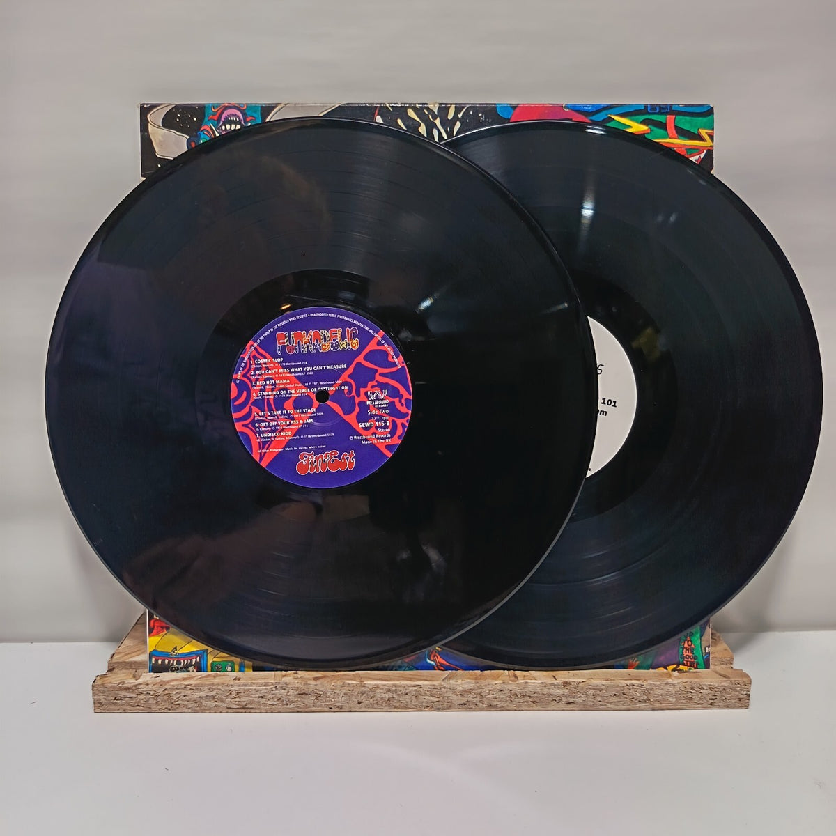 Funkadelic hardcore jollies double vinyl record VG+/VG+ GRLP 101