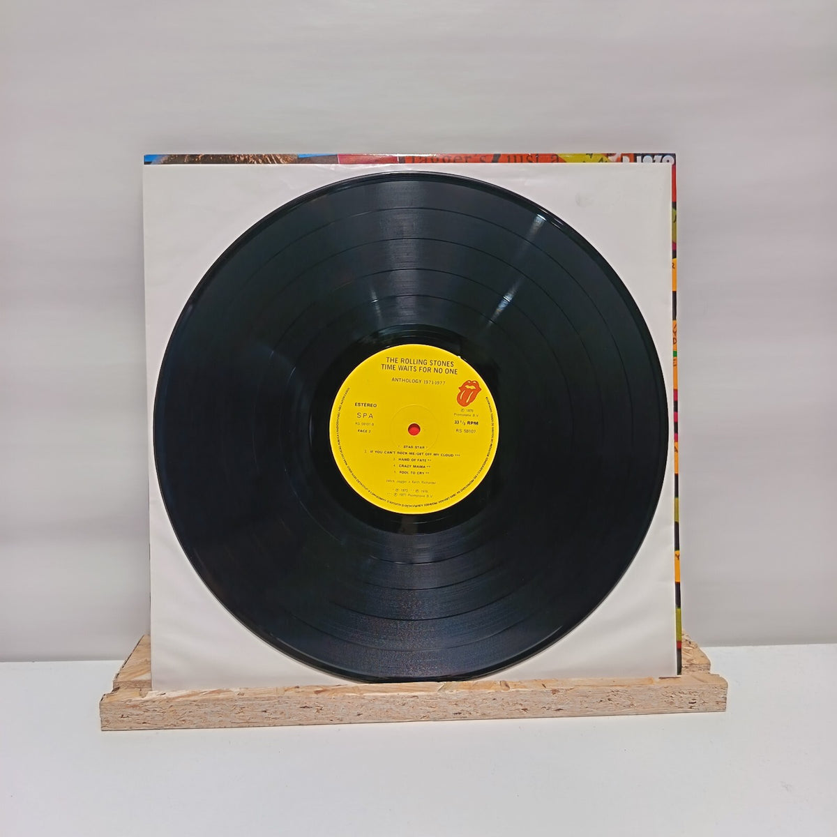 The Rolling Stones time waits for no one vinyl record VG+/VG+ COC 59 107