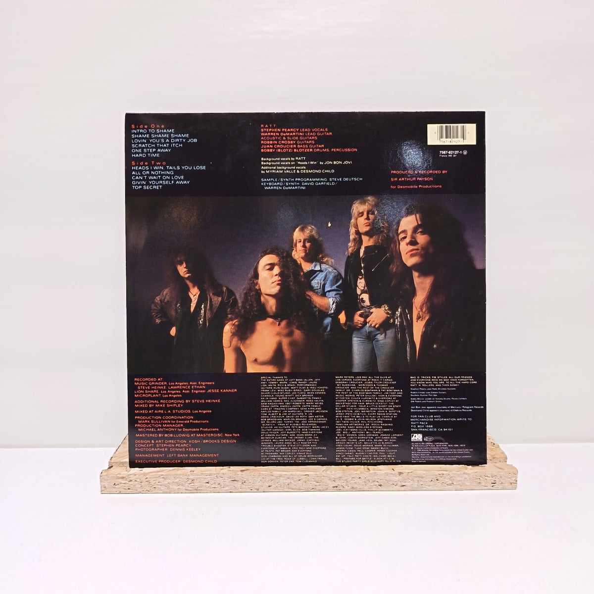 Ratt detonator vinyl record EX/VG+ 7567-82127-1