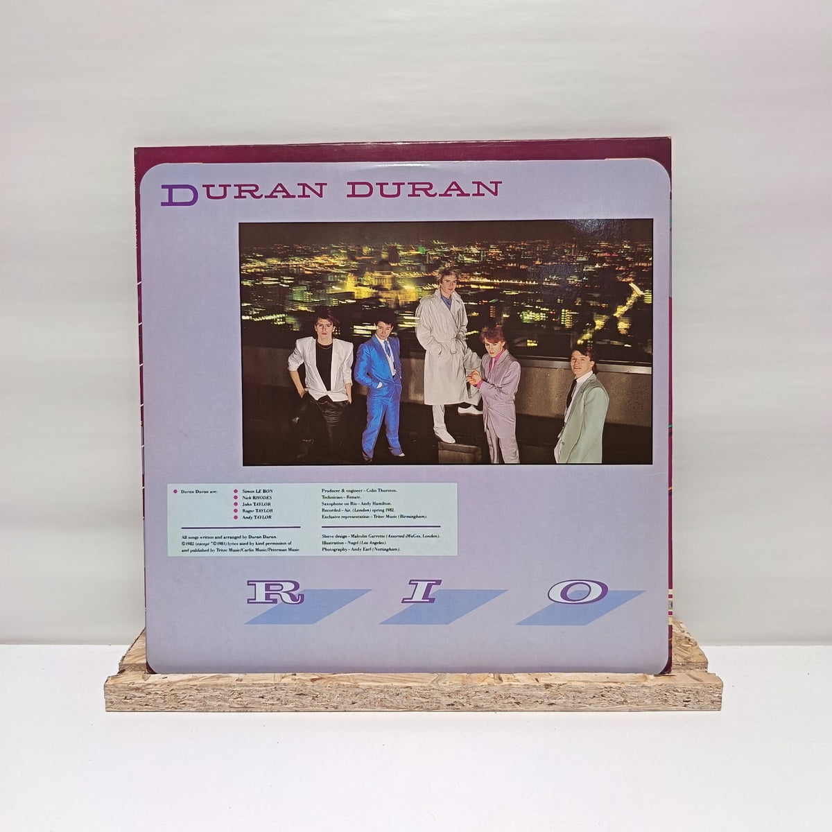 Duran Duran rio vinyl record VG+/VG+ EMC 3411