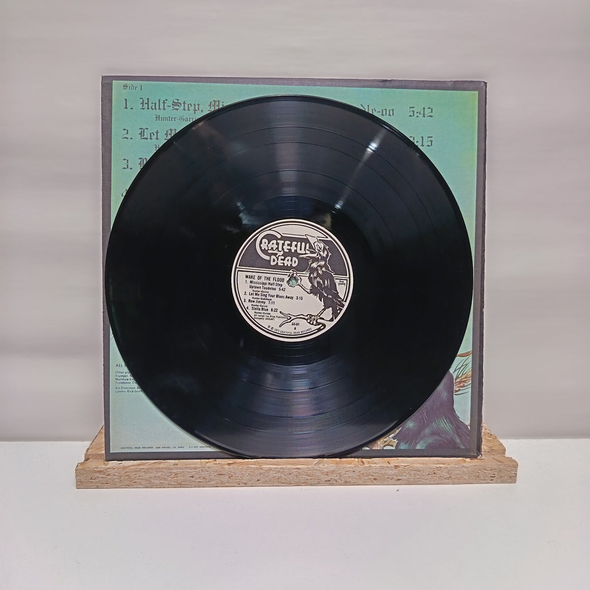 Grateful Dead wake of the flood vinyl record 1973 VG+/VG+ GD 01