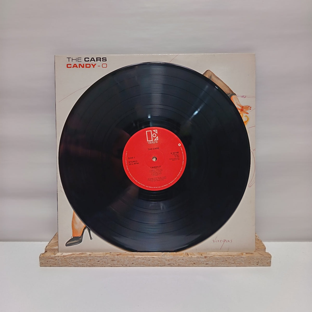 The Cars candy-o vinyl record VG+/VG+ K52148