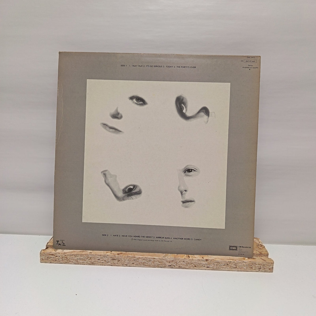 Talk Talk the party's over vinyl record VG+/VG+ EMC3413