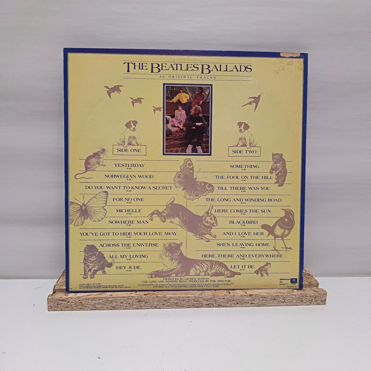 The Beatles ballads vinyl record VG+/VG PCS 7214