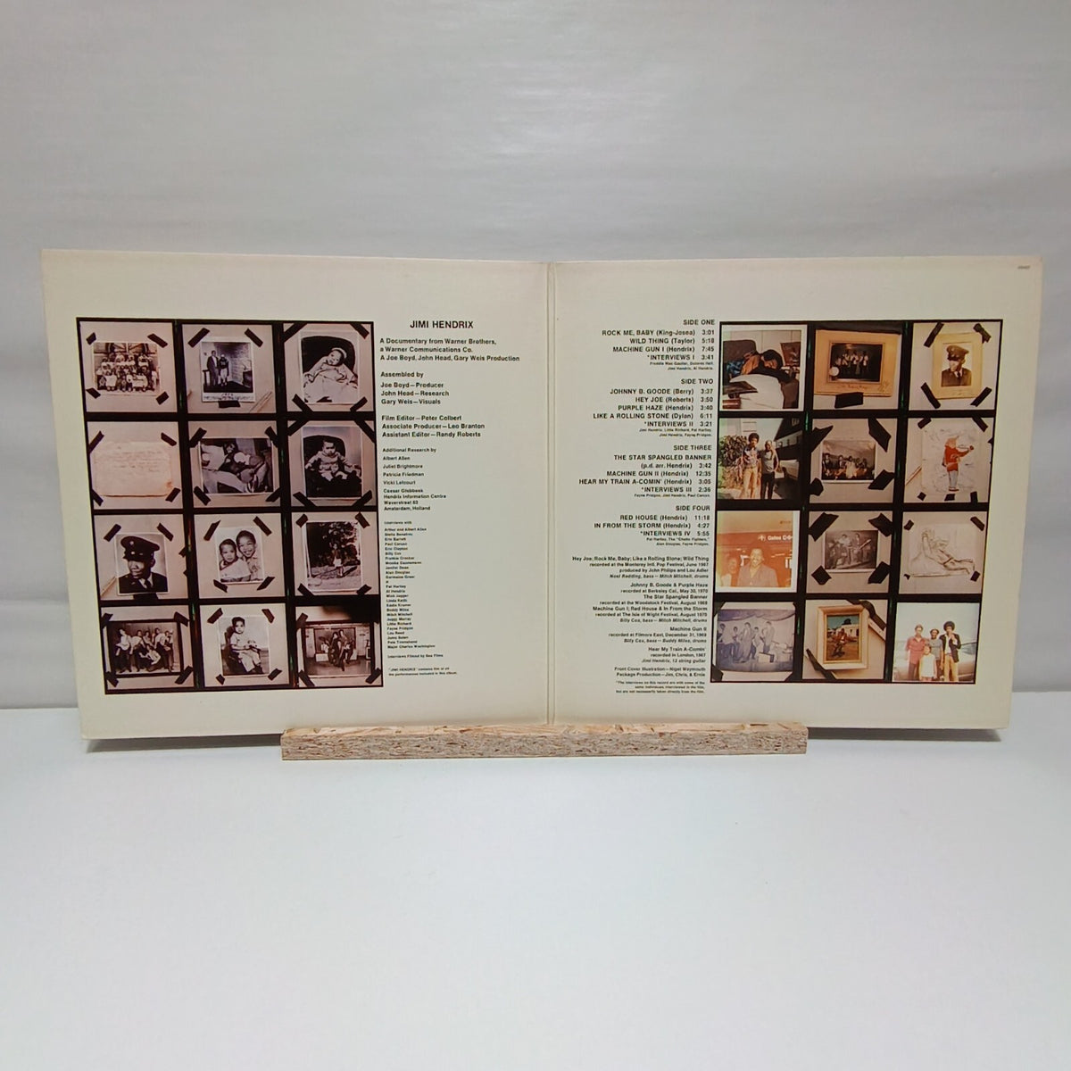 Jimi Hendrix sound track recordings from the film double vinyl record EX/VG+