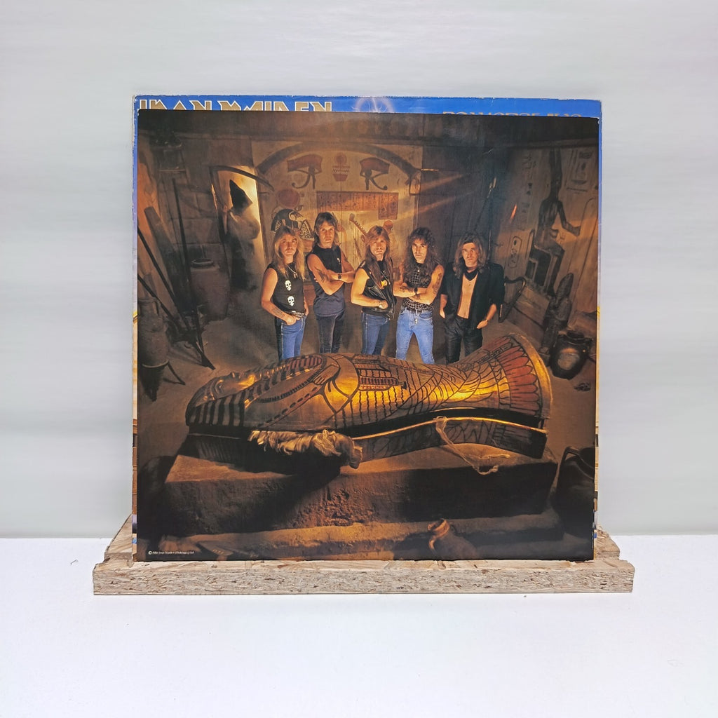 Iron Maiden powerslave vinyl record 1984 VG+/VG+ EJ 2402001