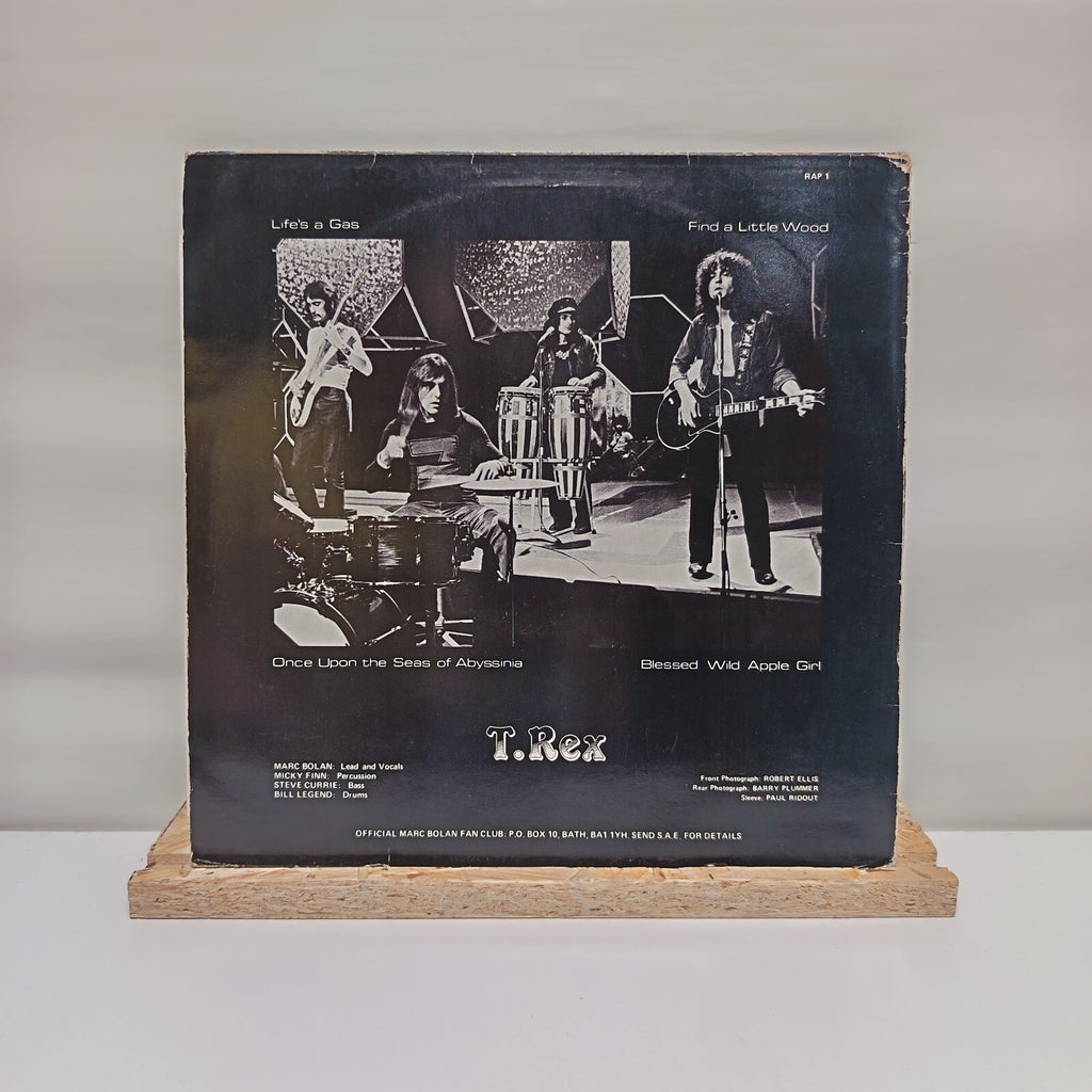 T. Rex life's a gas vinyl record VG+/VG RAP 1