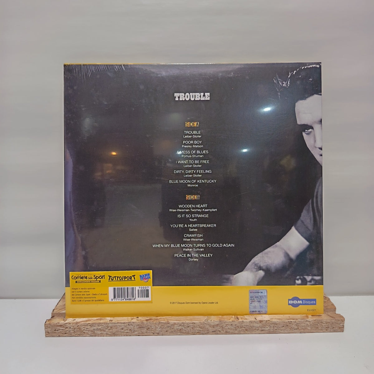 Elvis Presley trouble vinyl record