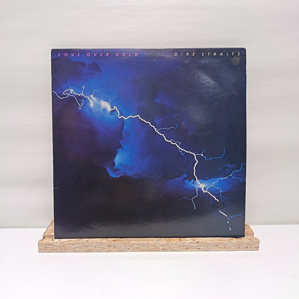 Dire Straits love over gold vinyl record VG+/VG+ 6359 109