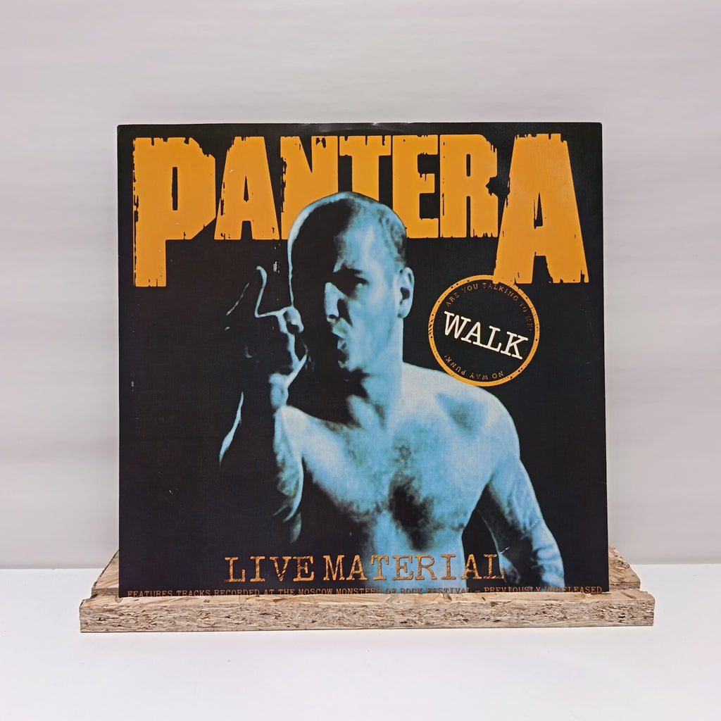 Pantera walk live material vinyl record 12" VG+/VG+ B6076T