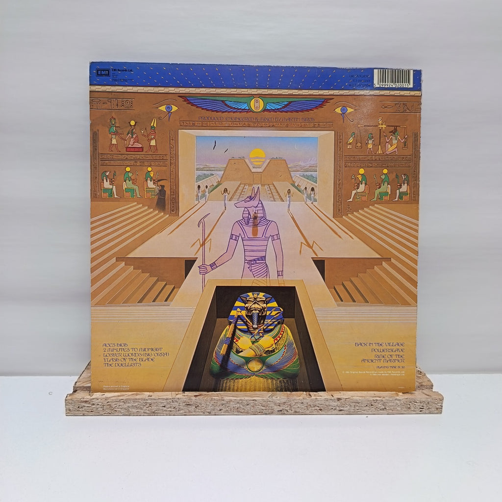 Iron Maiden powerslave vinyl record 1984 VG+/VG+ EJ 2402001