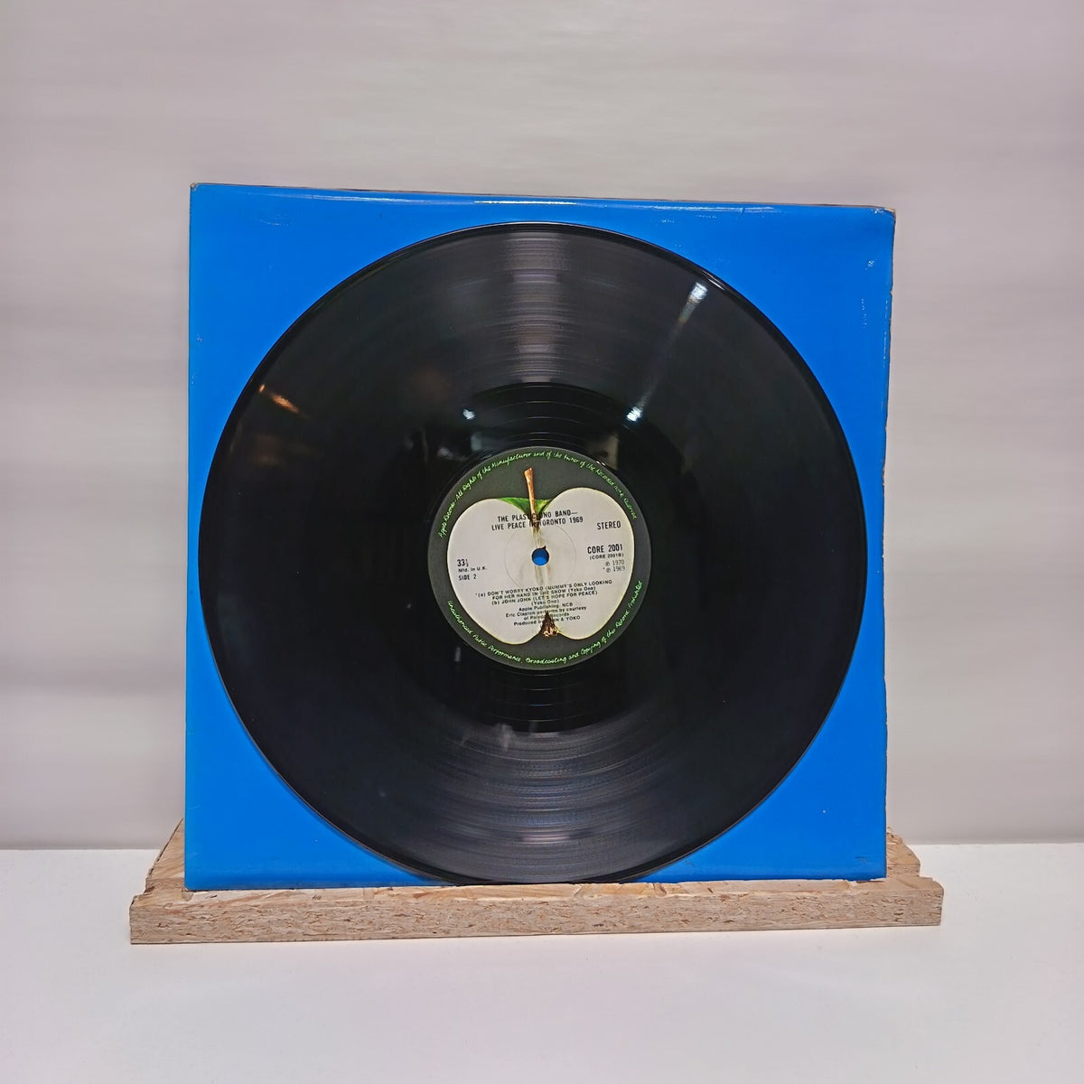 The Plastic Ono Band  live peace in toronto 1969 vinyl record VG+/VG+ CORE 2001