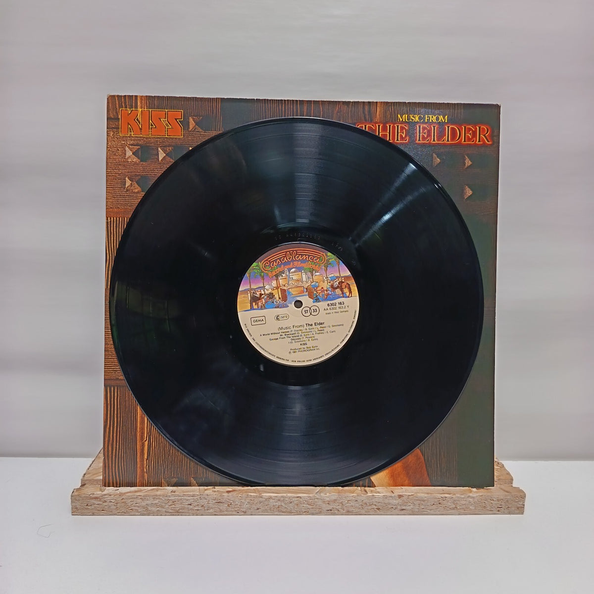 Kiss music from the elder vinyl record VG+/VG+ 6302 163