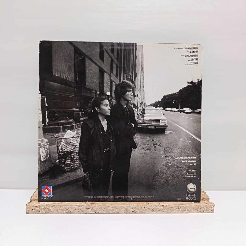 John Lennon Yoko Ono double fantasy vinyl record VG+/VG+ GEF 99 131