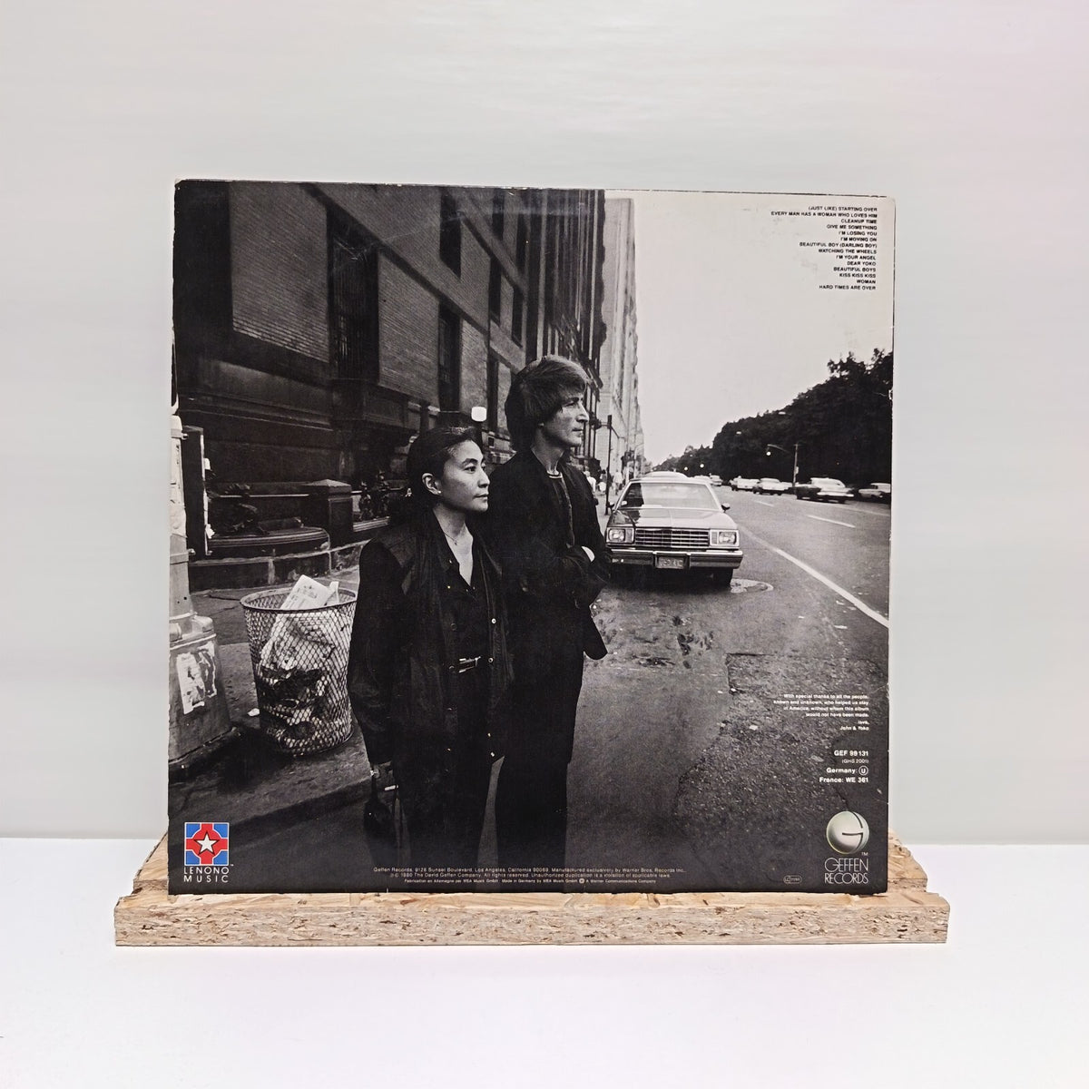 John Lennon Yoko Ono double fantasy vinyl record VG+/VG+ GEF 99 131