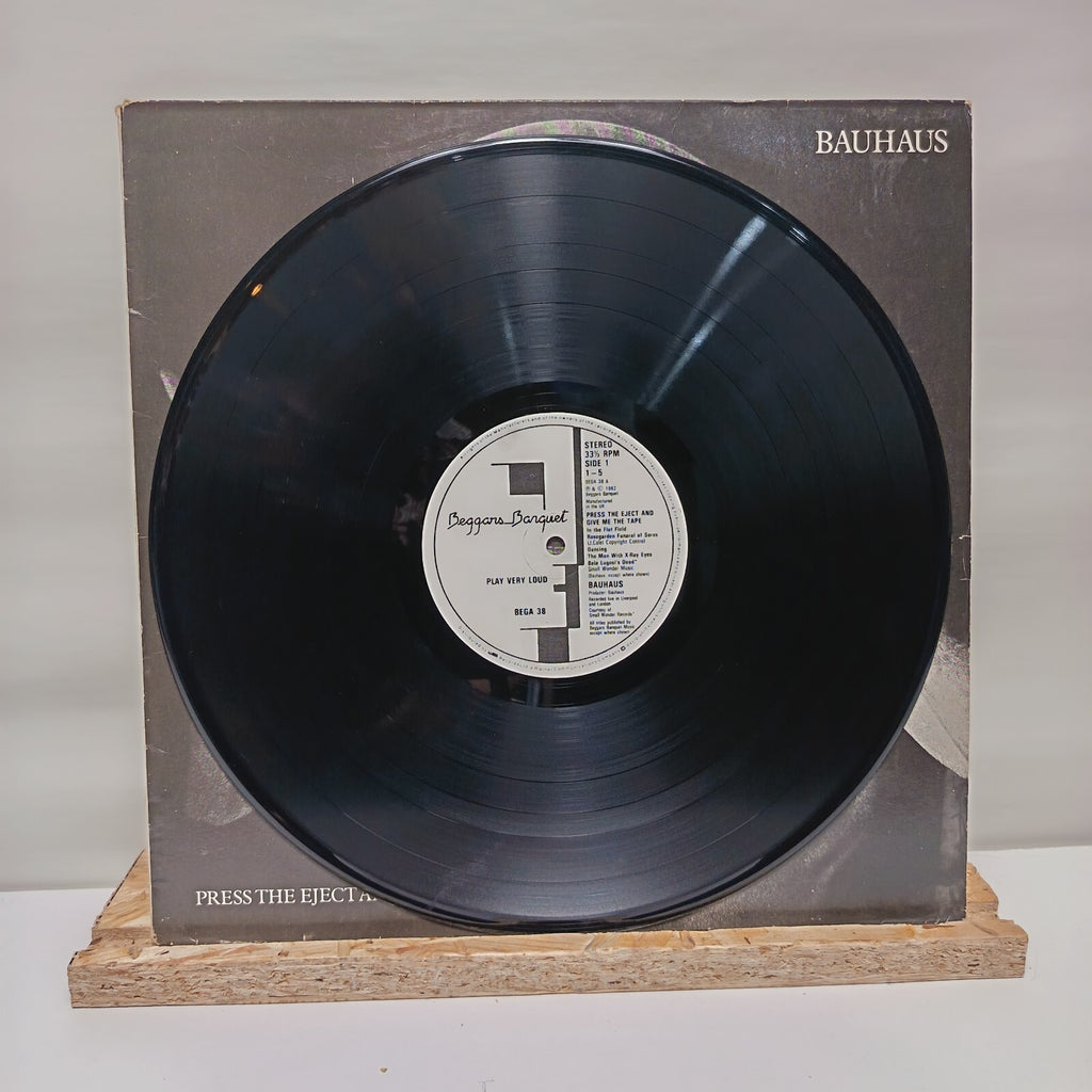 Bauhaus press the eject and give me the tape vinyl record 1982 VG+/VG+ BEGA 38
