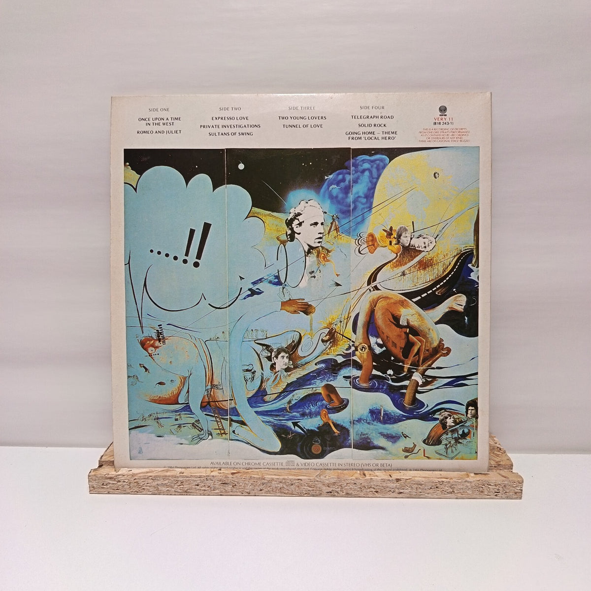 Dire Straits live alchemy double vinyl record EX/VG+ VERY 11