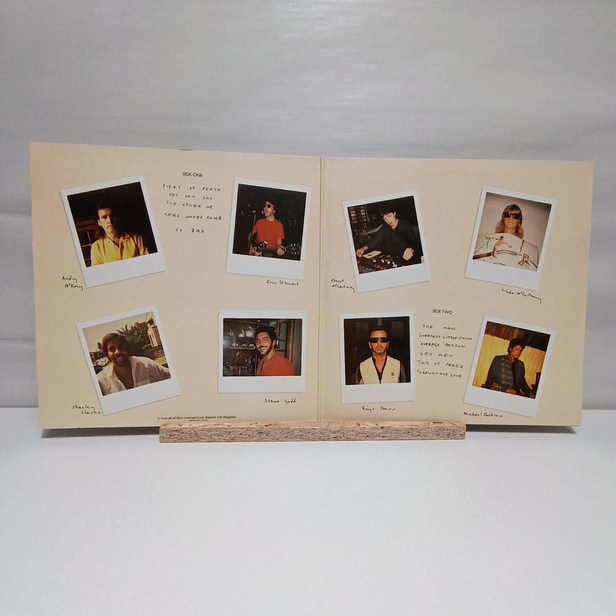 Paul McCartney pipes of peace vinyl record EX/EX PCTC 1652301