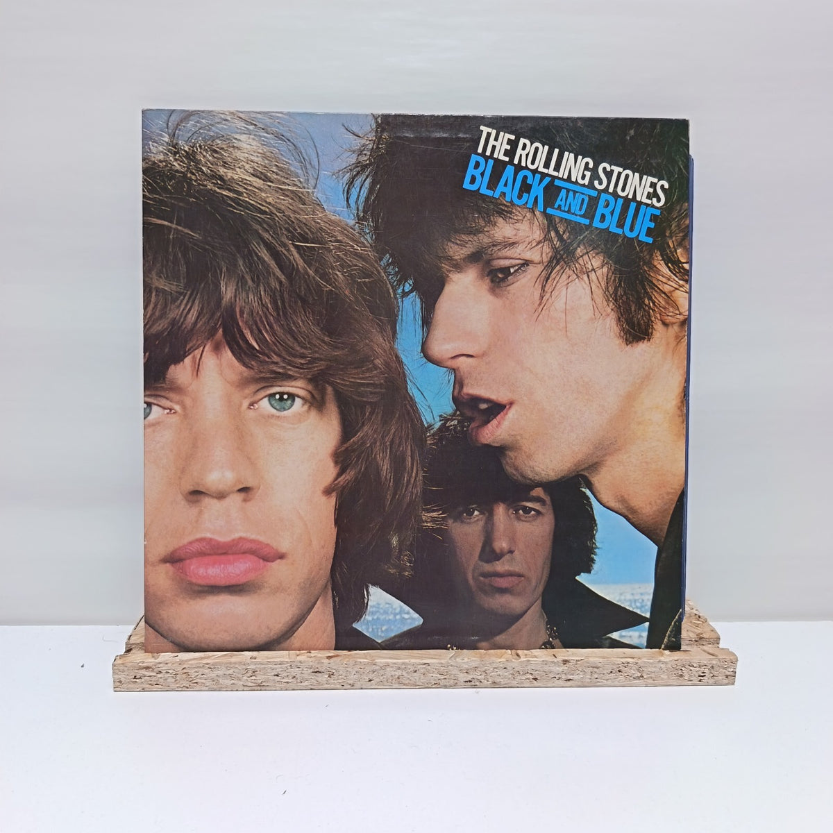 The Rolling Stones black and blue vinyl record VG+/VG+ CUN 59106
