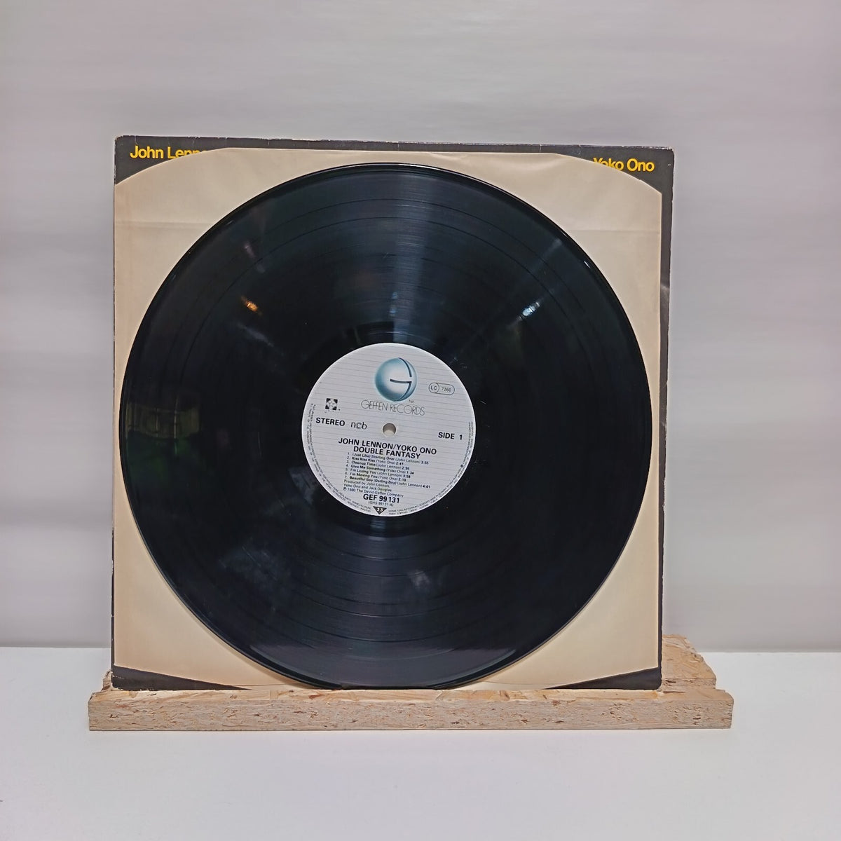 John Lennon Yoko Ono double fantasy vinyl record VG+/VG+ GEF 99 131
