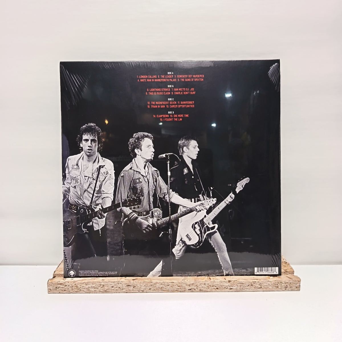 The Clash amsterdam 1981 double vinyl record