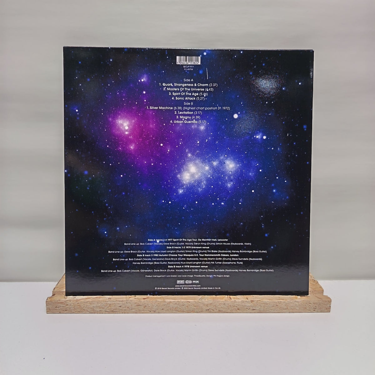Hawkwind best of live vinyl record limited edition NM/NM SECLP191Y