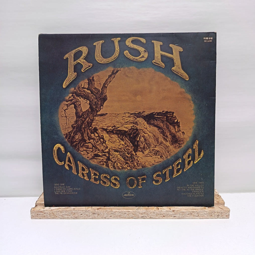 Rush caress of steel vinyl record 1974 VG+/VG+ 9100 018
