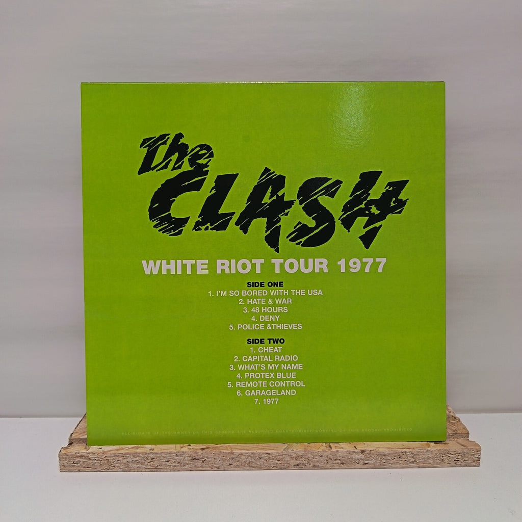 The Clash white riot tour 1977 vinyl record