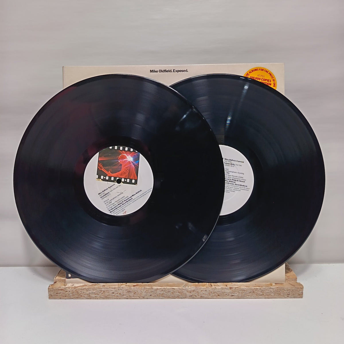 Mike Oldfield exposed double vinyl record EX/EX VD2511