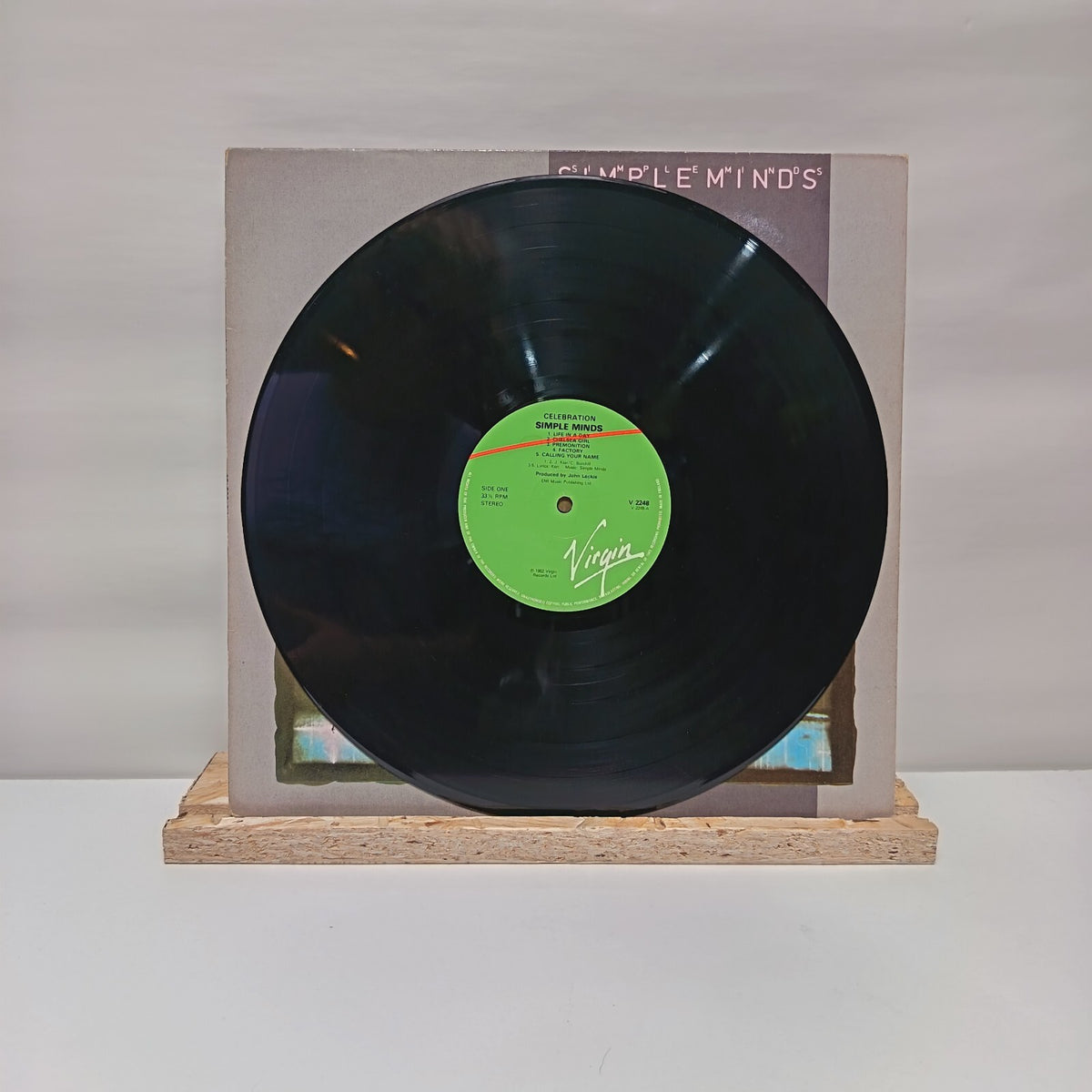 Simple Minds celebration vinyl record VG+/VG+ V2248