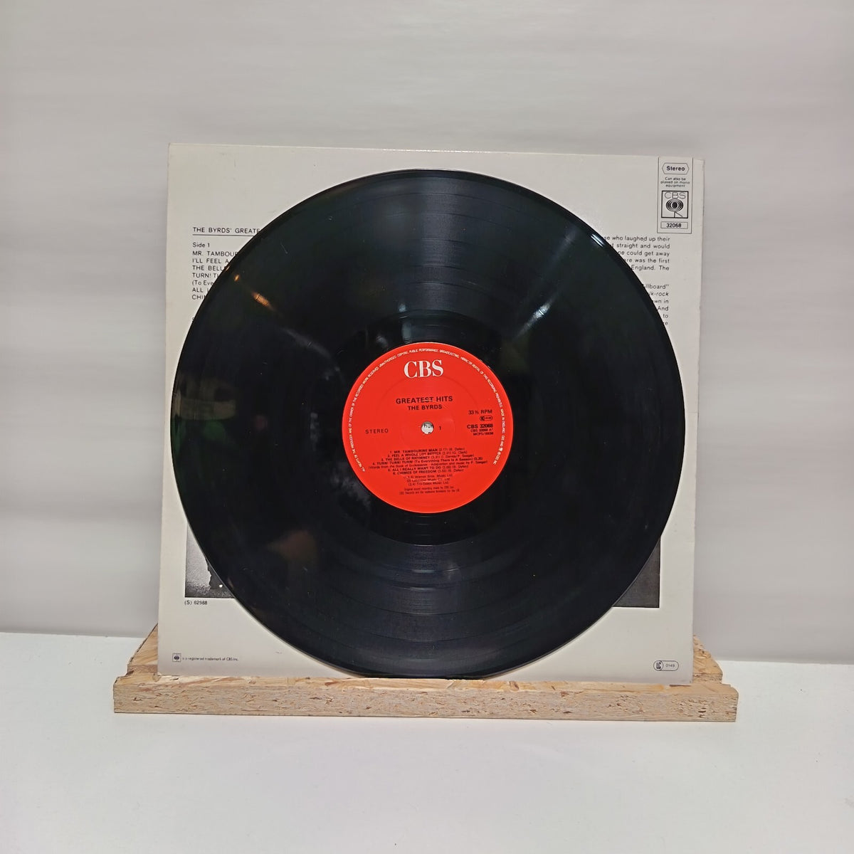 The Byrds greatest hits vinyl record VG+/VG+ 32068