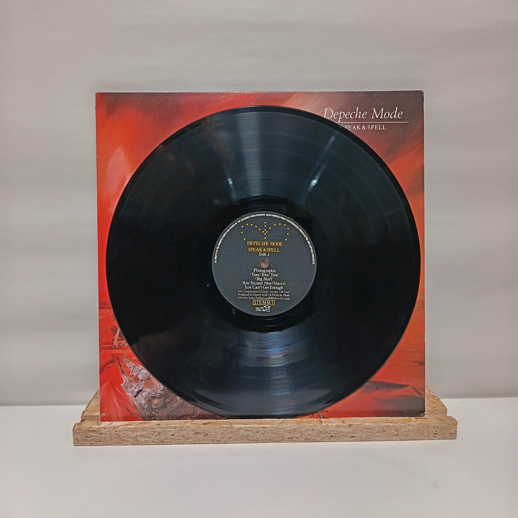 Depeche Mode speak & spell vinyl record 1981 VG+/VG+ STUMM5