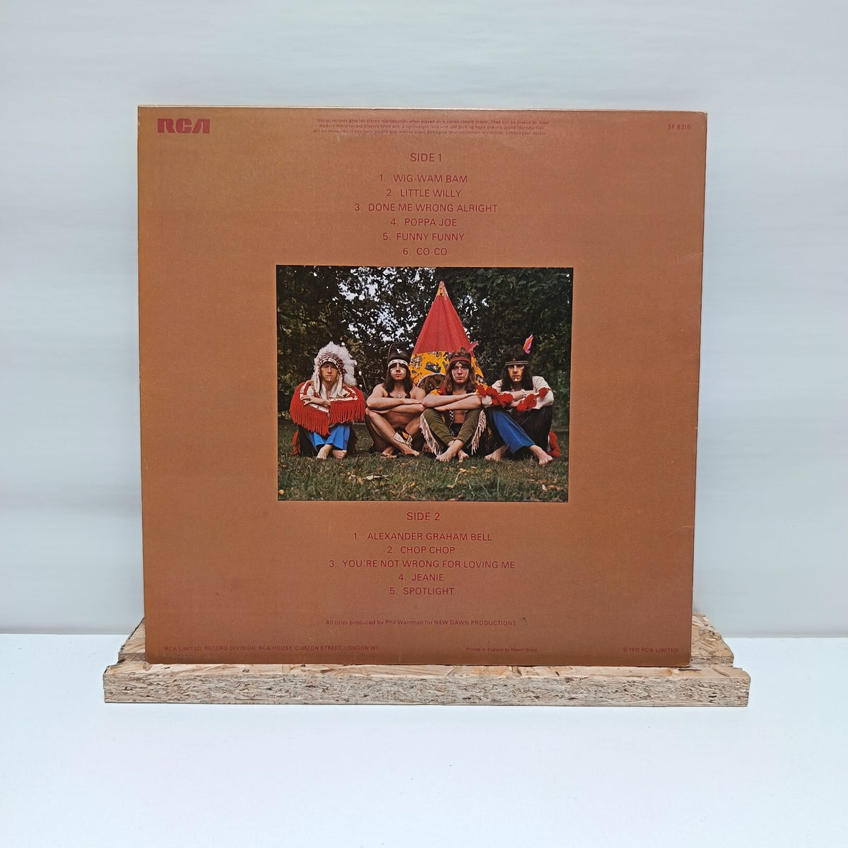 The Sweet biggest hits vinyl record VG+/VG+ SF 8316