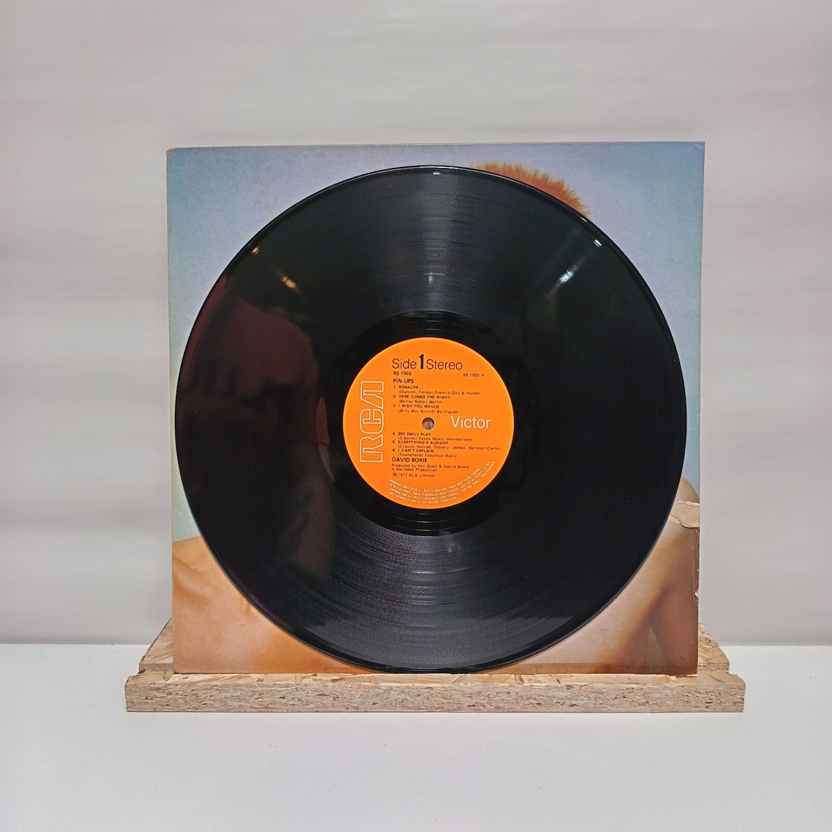 David Bowie pinups vinyl record 1973 VG+/VG RS1003