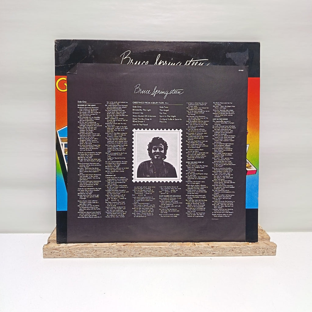 Bruce Springsteen greetings from asbury park vinyl record VG+/VG+ 65480