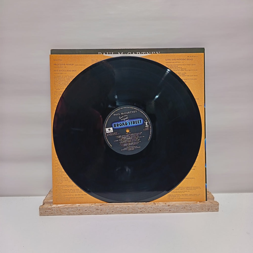 Paul McCartney broad street vinyl record VG+/VG+ EL 26 0278 1