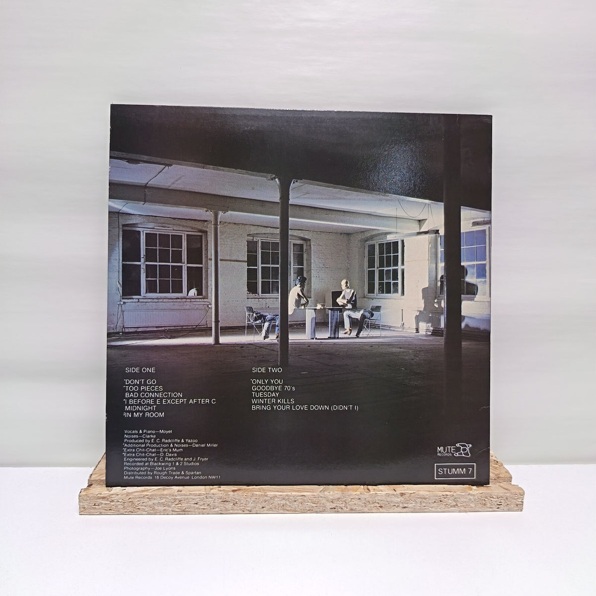 Yazoo upstairs at eric's vinyl record EX/EX STUMM 7