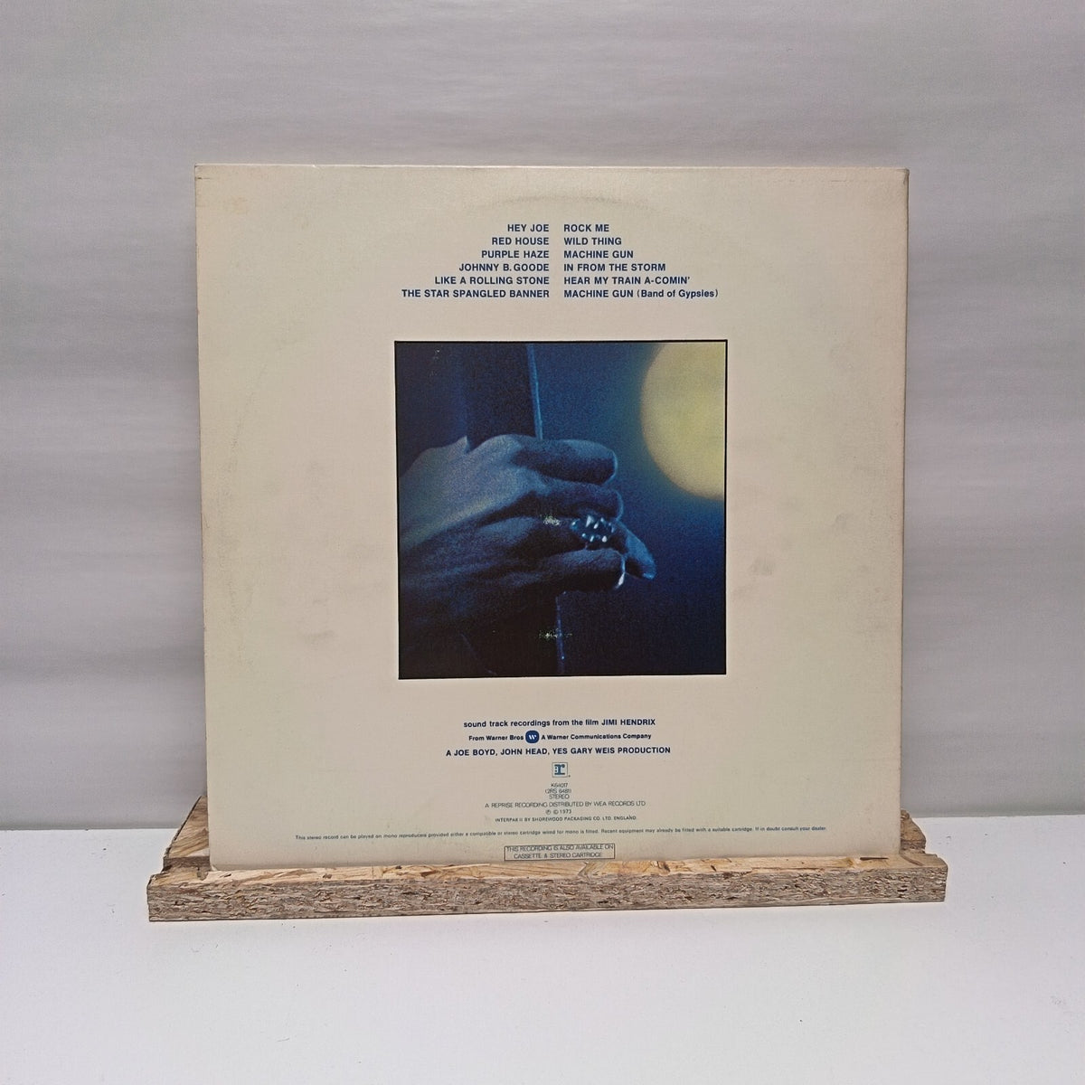 Jimi Hendrix sound track recordings from the film double vinyl record EX/VG+