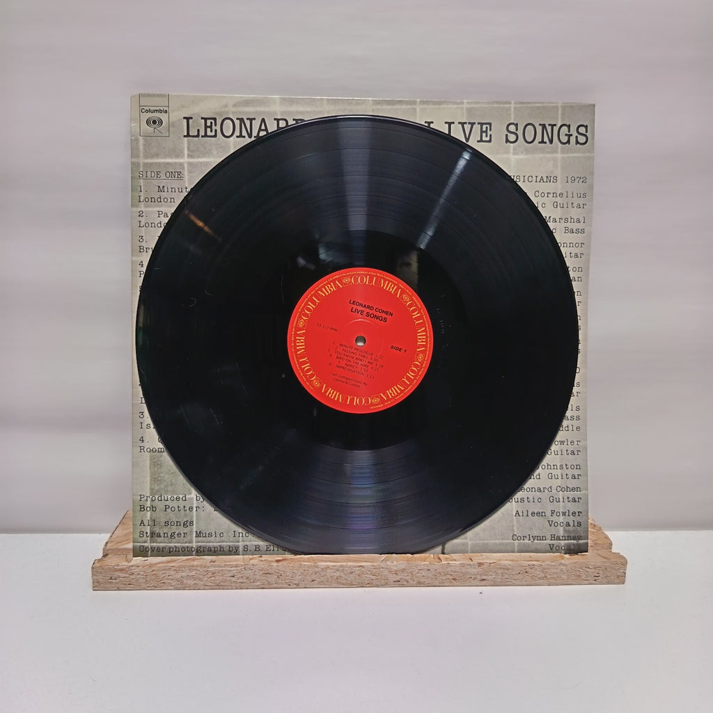 Leonard Cohen live songs vinyl record EX/VG+ 88985435341