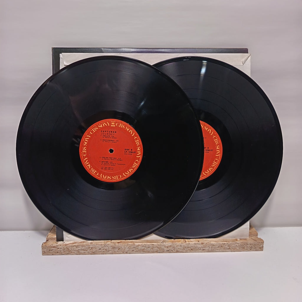 Journey captured double vinyl record EX/VG+ LP-1556-57