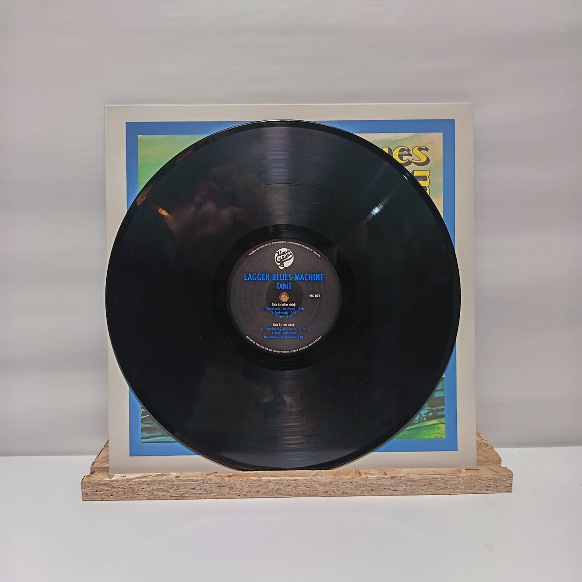 Lagger Blues Machine self titled vinyl record EX/EX VAG 002