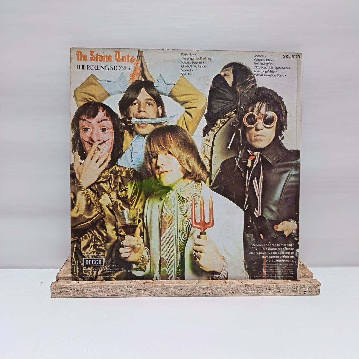 The Rolling Stones no stone unturned vinyl record 1973 VG+/VG+ SKL 5173