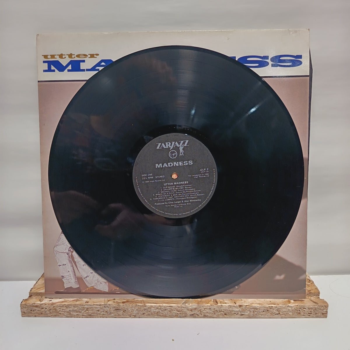 Madness zarjazz vinyl record VG+/VG+ JZLP 2