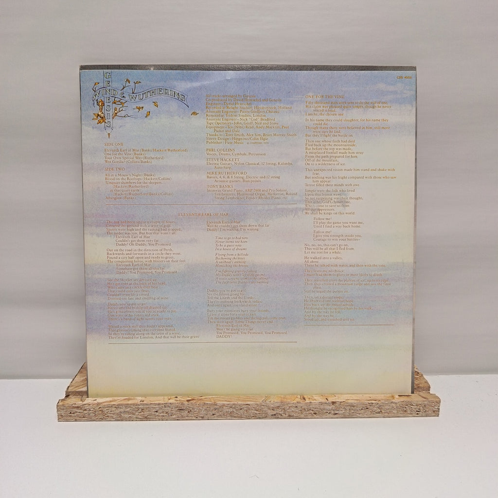 Genesis wind & wuthering vinyl record VG+/VG+ CDS 4005