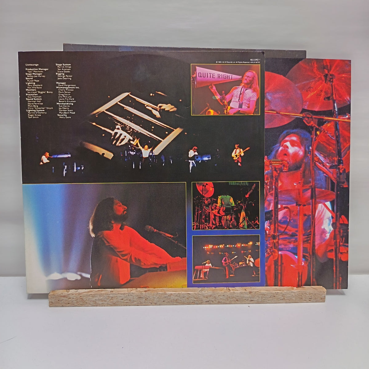 Supertramp crime of the century vinyl record VG+/VG+ AMLS 68258