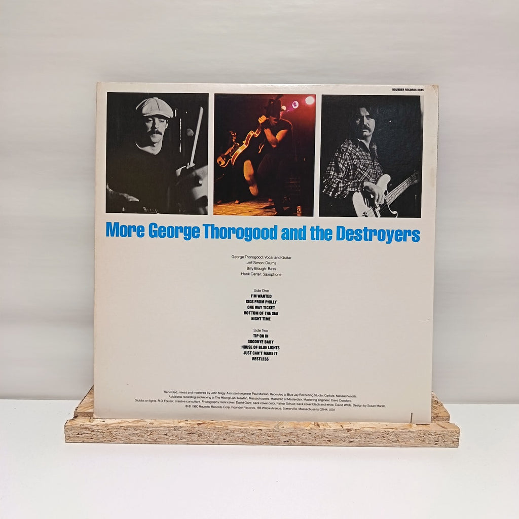 George Thorogood and The Destroyers more vinyl record VG+/VG RAUNDER 3045